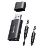 Transmiter bezprzewodowy nadajnik + odbiornik Bluetooth 5.1 adapter audio 3.5mm mini jack czarny w sklepie internetowym multishop.com.pl