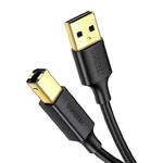 Kabel przewód USB Typ B do drukarki męski - USB 2.0 męski 480Mbps 2m czarny w sklepie internetowym multishop.com.pl