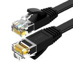 Płaski kabel sieciowy patchcord LAN RJ45 Ethernet Cat. 6 0.5m czarny w sklepie internetowym multishop.com.pl