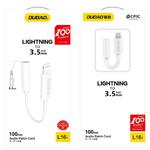 Adapter audio przejściówka do słuchawek iPhone z Lightning na mini jack 3,5 mm biały w sklepie internetowym multishop.com.pl