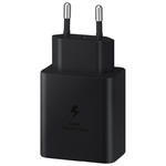 Ładowarka sieciowa z kablem przewodem USB-C 45W PD PPS + czarny w sklepie internetowym multishop.com.pl