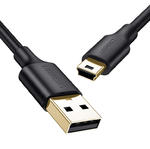 Kabel przewód przejściówka USB - miniUSB 480 Mbps 2m czarny w sklepie internetowym multishop.com.pl