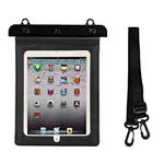 Etui wodoszczelne na tablet PVC z regulowanym paskiem Outdoor - czarne w sklepie internetowym multishop.com.pl