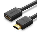 Przedłużacz przejściówka kabla HDMI 2.0 4K 1m czarny w sklepie internetowym multishop.com.pl