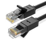 Kabel sieciowy patchcord internetowy LAN U/UTP Cat. 6 1000Mb/s 15m czarny w sklepie internetowym multishop.com.pl