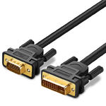 Przejściówka przewód kabel DVI-I Dual Link na VGA 2m czarny w sklepie internetowym multishop.com.pl