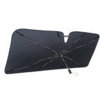 Parasol przeciwsłoneczny osłona na przednią szybę do auta CoolRide 141x75cm czarny w sklepie internetowym multishop.com.pl