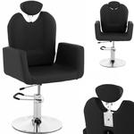 Profesjonalny fotel fryzjerski kosmetyczny obrotowy LIVORNO Physa czarny w sklepie internetowym multishop.com.pl