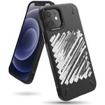 Wytrzymałe etui pokrowiec do iPhone 12 mini z uchwytem na smycz Onyx Design czarny w sklepie internetowym multishop.com.pl