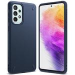 Wytrzymałe i elastyczne etui pokrowiec Galaxy A73 Onyx granatowy w sklepie internetowym multishop.com.pl