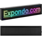 Wyświetlacz ekran reklamowy 96 x 16 kolorowe diody LED 67 x 19 cm w sklepie internetowym multishop.com.pl