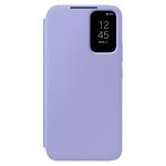 Etui do Galaxy A34 5G pokrowiec z inteligentną klapką okienkiem portfel na kartę jagodowy w sklepie internetowym multishop.com.pl