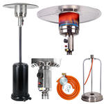 Lampa grzewcza gazowa parasol grzewczy ETNA CZARNA na gaz PB LPG w sklepie internetowym multishop.com.pl