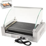 Grill rolkowy z szybą Roller grill z rolkami z teflonu 9T w sklepie internetowym multishop.com.pl