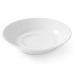 Spodek do filiżanki do kawy i herbaty OPTIMA biała porcelana śr. 115mm zestaw 12szt. - Hendi 770979 w sklepie internetowym multishop.com.pl