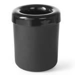 Śmietniczka stołowa lub pojemnik na sztućce z tworzywa czarny śr. 130mm - Hendi 421574 w sklepie internetowym multishop.com.pl