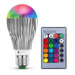 Żarówka LED RGB zmieniająca kolory 16 kolorów 5 trybów 5W + pilot w sklepie internetowym multishop.com.pl