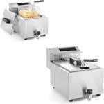 Frytownica frytkownica z panelem cyfrowym Mastercook z kranem 8L 3500W w sklepie internetowym multishop.com.pl