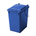 Kosz pojemnik do segregacji sortowania śmieci i odpadków - niebieski 10L w sklepie internetowym multishop.com.pl