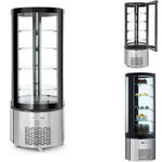 Witryna chłodnicza cukiernicza okrągła 4 półki LED 360L w sklepie internetowym multishop.com.pl