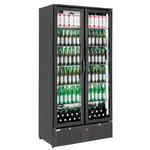 Lodówka barowa na napoje 2-drzwiowa szer. 90cm 458L w sklepie internetowym multishop.com.pl