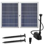 Fontanna do oczka wodnego stawu solarna 1350 l/h 1.6 m 2 x 6 W w sklepie internetowym multishop.com.pl