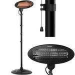 Grzejnik lampa grzewcza promiennik podczerwieni stojący 2000 W w sklepie internetowym multishop.com.pl