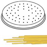 Końcówka sitko do wyrobu makaronu SPAGHETTI 22 otwory śr. 2 mm MPF2.5/4 - Hendi 229484 w sklepie internetowym multishop.com.pl