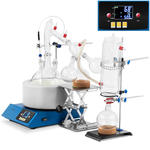 Destylator laboratoryjny do oddzielania substancji z krótką ścieżką 5 l 1800 obr./min 1100 W w sklepie internetowym multishop.com.pl