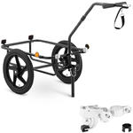 Wózek przyczepka rowerowa transportowa z odblaskami do 35 kg w sklepie internetowym multishop.com.pl