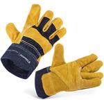 Rękawice rękawiczki ochronne robocze skórzane z mankietami M w sklepie internetowym multishop.com.pl