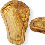 Deska do serwowania z drewna oliwnego z rowkiem 300 x 210 x 18 mm - Hendi 505199 w sklepie internetowym multishop.com.pl