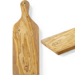 Deska do serwowania z drewna oliwnego z uchwytem 400 x 140 x 18 mm - Hendi 505250 w sklepie internetowym multishop.com.pl