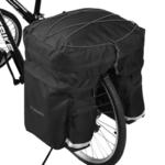 Pojemna torba rowerowa 60 l na bagażnik + osłona przeciwdeszczowa czarna w sklepie internetowym multishop.com.pl