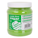 Kolorowy cukier do waty cukrowej zielony o smaku gumy balonowej 1kg w sklepie internetowym multishop.com.pl