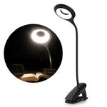 Bezprzewodowa lampka LED do czytania z klipsem + kabel micro USB czarny w sklepie internetowym multishop.com.pl