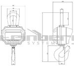 45643498 Waga hakowa Steinberg Systems SBS-KW-3000 LED (udźwig: 3T) w sklepie internetowym Szalonymax.pl