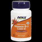 NOW FOODS Vitamin D3 5000 IU (Witamina D3) - 240 kapsułek żelowych w sklepie internetowym Sklep mass-zone.eu