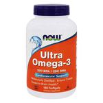 NOW FOODS Ultra Omega-3 500 EPA 250 DHA (Kwasy OMEGA-3, EPA, DHA) 180 Kapsułek żelowych w sklepie internetowym Sklep mass-zone.eu