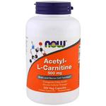 NOW FOODS Acetyl L-Carnitine 500mg (Acetyl L-Karnityna) 200 Kapsułek wegańskich w sklepie internetowym Sklep mass-zone.eu