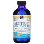 Nordic Naturals Arctic-D Cod Liver Oil (Olej z Wątroby Dorsza) 237ml Cytrynowy w sklepie internetowym Sklep mass-zone.eu