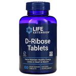 LIFE EXTENSION D-Ribose Tablets (D-Ryboza, Energia komórkowa) 100 Tabletek wegetariańskich w sklepie internetowym Sklep mass-zone.eu