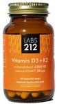 LABS212 Vitamin D3+K2 (Witamina D3, K2MK7) 60 Kapsułek wegetariańskich w sklepie internetowym Sklep mass-zone.eu