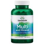 SWANSON Daily Multivitamin & Mineral (Witaminy i Minerały) 100 Kapsułek w sklepie internetowym Sklep mass-zone.eu