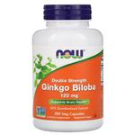 NOW FOODS Ginkgo Biloba Double Strength 120mg (Wsparcie zdrowia mózgu) 200 Kapsułek wegetariańskich w sklepie internetowym Sklep mass-zone.eu