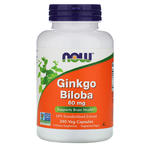 NOW FOODS Ginkgo Biloba 60mg (Miłorząb Japoński) 240 Kapsułek wegetariańskich w sklepie internetowym Sklep mass-zone.eu