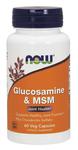 NOW FOODS Glucosamine & MSM (Zdrowie stawów) 60 Kapsułek wegetariańskich w sklepie internetowym Sklep mass-zone.eu