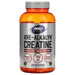 NOW SPORTS Kre-Alkalyn Creatine 750mg (Buforowany monohydrat kreatyny) 240 Kapsułek wegetariańskich w sklepie internetowym Sklep mass-zone.eu