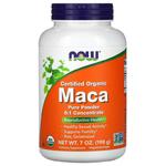 NOW FOODS Certified Organic Maca Pure Powder (Korzeń Maca w proszku) 198g w sklepie internetowym Sklep mass-zone.eu