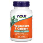 NOW FOODS Magnesium and Calcium (Magnez i Wapń z Cynkiem i Witaminą D3) 100 Tabletek w sklepie internetowym Sklep mass-zone.eu